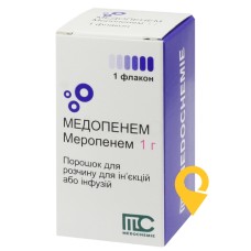 Медопенем пор. д/ін. 1 г Медокемі (Кіпр)