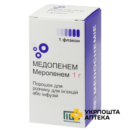 Медопенем пор. д/ін. 1 г Медокемі (Кіпр)