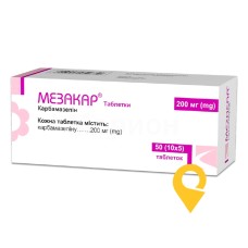 Мезакар табл. 200 мг №50 Кусум Хелтхкер (Індія)