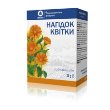 Нагідок квітки по 25 г у пачках з внутрішнім пакетом Віола (Україна)