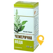 Чемерична вода р-н зовніш 50 мл/100 мл 100.мл Червона зірка (Україна)
