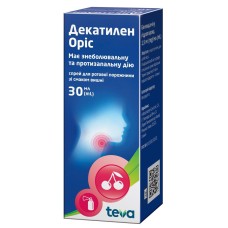 Декатилен Оріс спрей д/рот. порож. 1.5 мг/мл по 30 мл у флак. Тева (Іспанія)