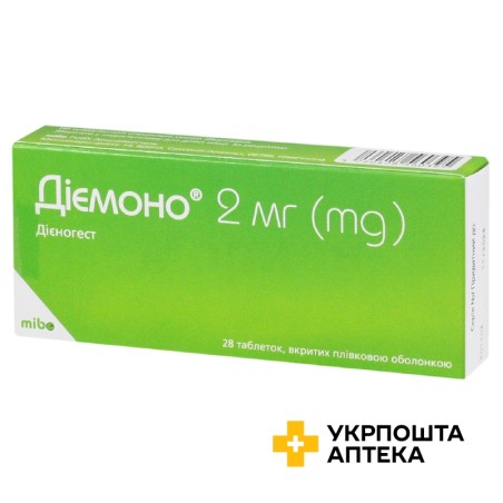 Діємоно табл. 2 мг №28 Мібе ГмбХ Арцнаймиттель (Німеччина)