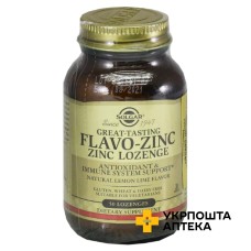 Цинк Solgar Flavo-Zinc пастилки №50 Солгар Вітамін енд Херб (США)