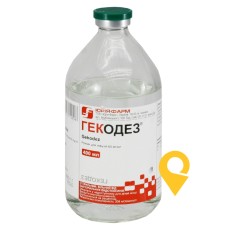 Гекодез р-н д/інф 6 % 400.мл Юрія-Фарм (Україна)