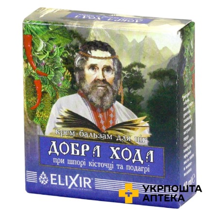 Крем-бальзам Добра хода 10 г Еліксир (Україна)