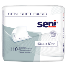 Пелюшки гігієнічні SENI SOFT Basic 40х60 см. №10 Torunskie ZMO (Польща)