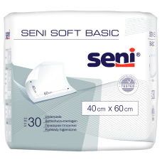Пелюшки гігієнічні SENI SOFT Basic 40х60 см. №30 Torunskie ZMO (Польща)