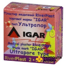 Пластир Ріверпласт Ігар 2 см * 500 см, Ультрапор (на неткан. осн.) Ігар (Україна)