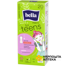 Прокладки гігієнічні щоденні BELLA PANTY FOR TEENS RELAX normal mixform №20 Torunskie ZMO (Польща)