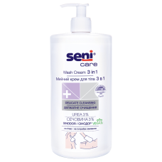 Миючий крем для тіла 3 в 1 SENI CARE 1000 мл. Torunskie ZMO (Польща)
