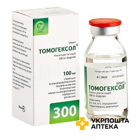 Томогексол р-н д/ін. 300 мг йоду/мл 100.мл Фармак (Україна)