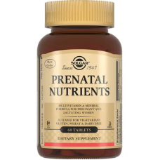 Вітаміни для вагітних Solgar Prenatal Nutrients табл. №60 Солгар Вітамін енд Херб (США)