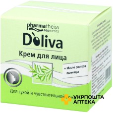 Долива крем для обличчя для сухої та чутливої ??шкіри 50 мл Натурварен (Німеччина)