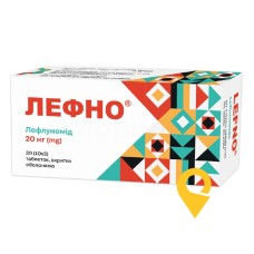 Лефно табл. 20 мг №30 Кусум Хелтхкер (Індія)