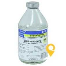 Маніт р-н д/інф 150 мг/мл 200.мл Новофарм-Біосинтез (Україна)