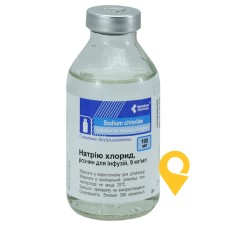 Натрію хлорид р-н д/інф 0,9 % 100.мл Новофарм-Біосинтез (Україна)