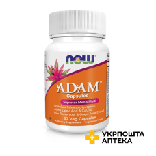 Вітаміни для чоловіків NOW Adam веган. капс. №30 NOW FOODS (США)