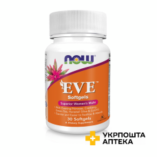 Вітаміни для жінок Єва Now Foods Eve Women's Multi м'які капс. №30 NOW FOODS (США)