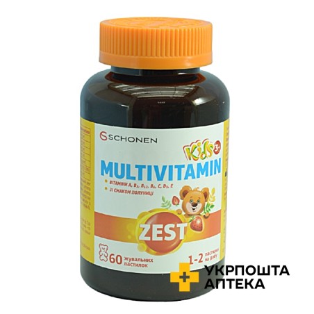 Зест (ZEST) Мультивітамін тришарові таблетки №60