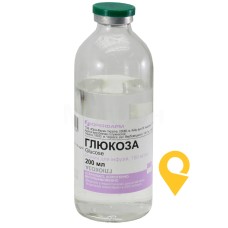 Глюкоза р-н д/інф 10 % 200.мл Юрія-Фарм (Україна)