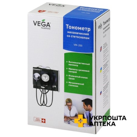Тонометр механічний Вега VM-200 TIVOLI GROUP LIMITED (Гонконг)