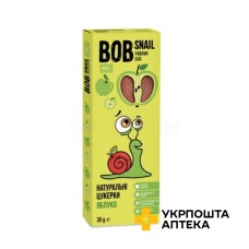 Цукерки Равлик Боб 30 г, яблуко Еко Снек (Україна)