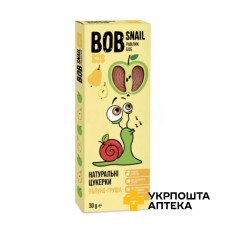 Цукерки Равлик Боб 30 г, яблуко, груша Еко Снек (Україна)