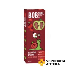 Цукерки Равлик Боб 30 г, яблуко, вишня Еко Снек (Україна)