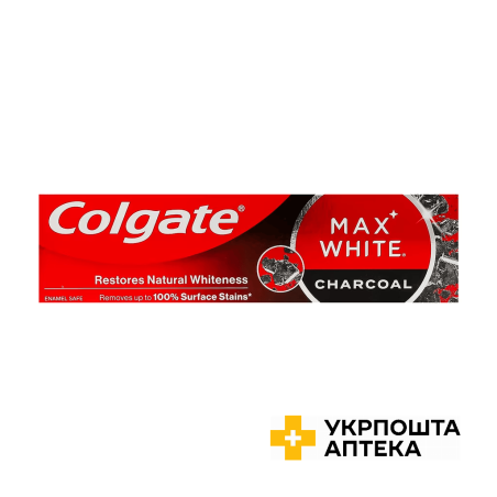 Зубна паста Colgate Max White Activated Charcoal, 75 мл Colgate-Palmolive (Польща)