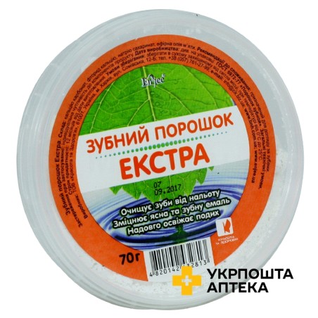 Зубний порошок 70 г Красота та Здоров'я (Україна)