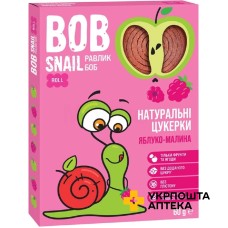 Цукерки Равлик Боб 60 г, яблуко, малина Еко Снек (Україна)