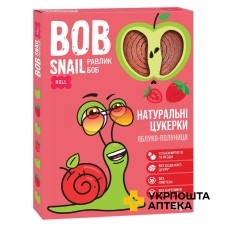 Цукерки Равлик Боб 60 г, яблуко, полуниця Еко Снек (Україна)