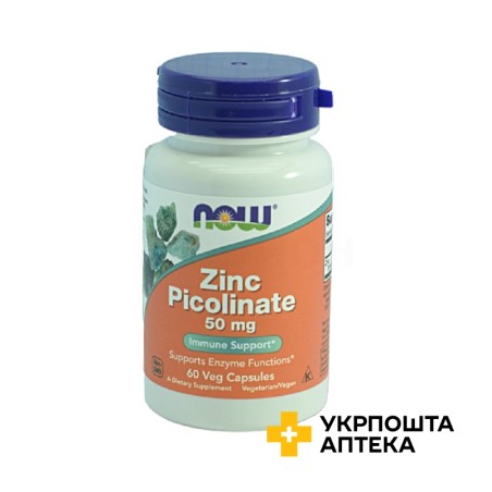 Цинку піколінат капс. 50 мг №60 NOW INTERNATIONAL (США)