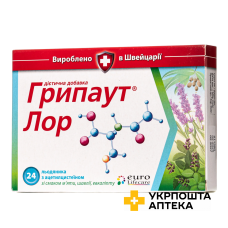 Грипаут лор льодяники №24 Конарк Інтелмед (Швейцарія)