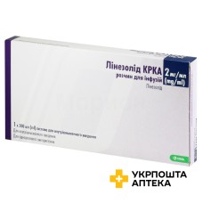 Лінезолід р-н д/інф 2 мг/мл 300.мл КРКА (Словенія)