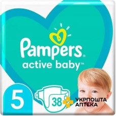 Підгузки Памперс актив бебі junior (11-16 кг) №38 Проктер енд Гембл Україна (Україна)