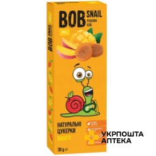 Цукерки Равлик Боб 30 г, манго Еко Снек (Україна)