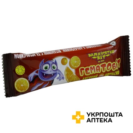 Гематовіт 40 г, альбумін, віт. C, апельсин Вітапак (Україна)