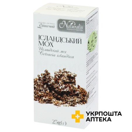 Ісландський мох чай 25 г Фіто Світ (Україна)