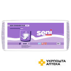 Підгузки для дорослих SENI STANDARD PLUS AIR small №30 Torunskie ZMO (Польща)