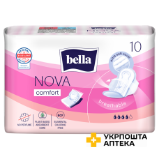 Прокладки гігієнічні BELLA Nova Сomfort №10 Torunskie ZMO (Польща)