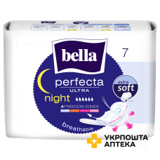 Прокладки гігієнічні BELLA Perfecta Ultra Night extra soft №7 Torunskie ZMO (Польща)