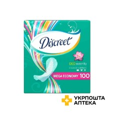 Прокладки гігієнічні Діскріт deo water lily №100 Проктер енд Гембл Мануфактуринг (Німеччина)