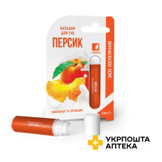 Бальзам для губ роликовий ENJEE Персик 6 мл Красота та Здоров'я (Україна)