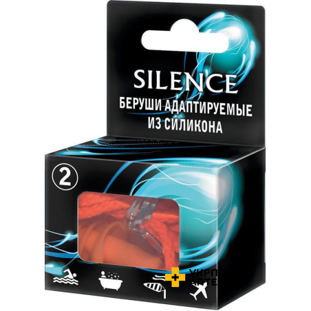 Беруші Silence протишумові із силікона №2 Bengbu Hucong Hearing Protection Equipment (Китай)