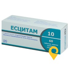 Есцитам табл. 10 мг №60 Фарма Старт (Україна)