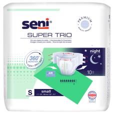 Підгузки для дорослих SENI SUPER TRIO small №10 Torunskie ZMO (Польща)