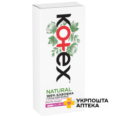 Прокладки гігієнічні Kotex щоден. Natural Normal плюс 36шт. Кімберлі-Кларк (Китай)
