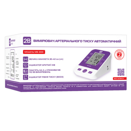 Вимірювач артеріального тиску автоматичний 2B МВ-300I Hangzhou Hua'an Medical & Health Instruments (Китай)
